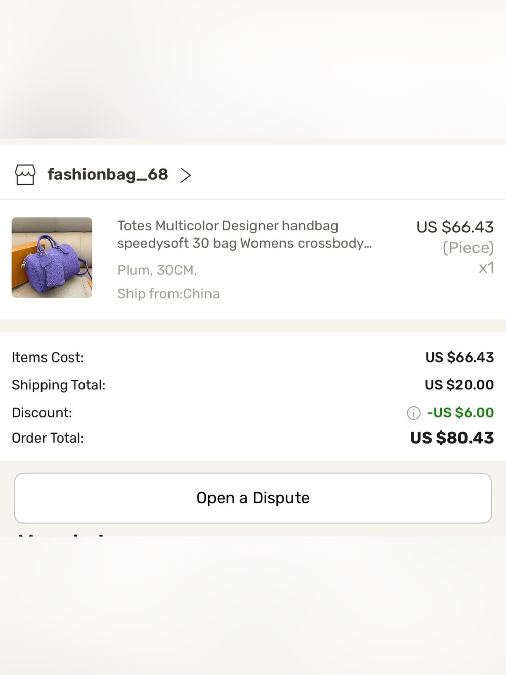 Purple Monogram Suede Travel Satchel with Detachable Strap - Picture 11 of 11